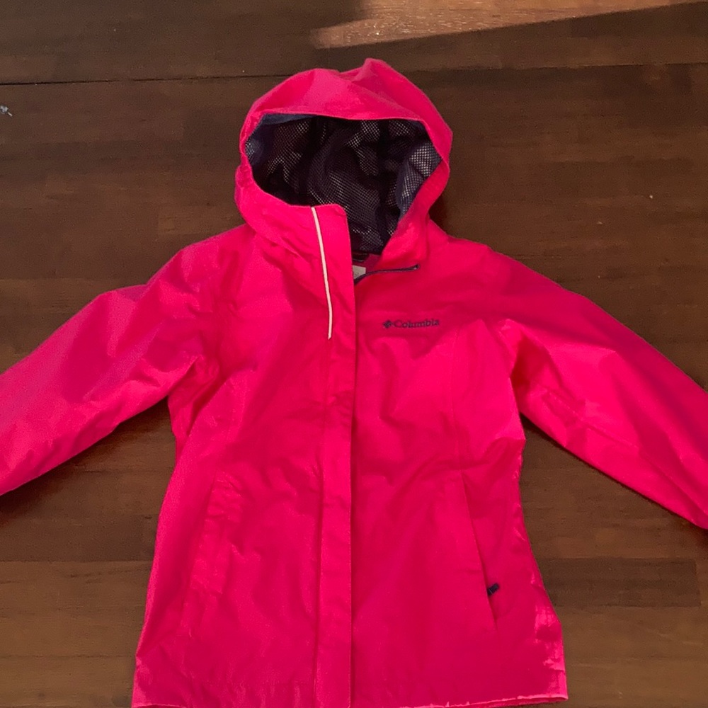 Columbia girls rain coat
